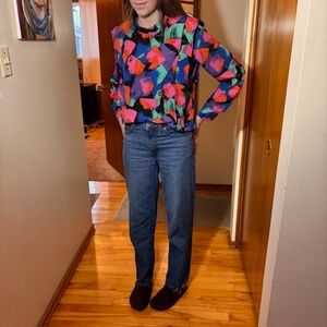 Pop Art Blouse  - the Factory It Girl blouse - brand Lili Sidonio - NWT